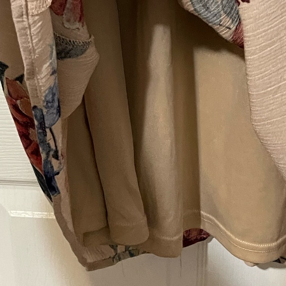 Blu Pepper Anthropologie Blush Boho Chic Floral Dress Keyhole Back Small - Picture 8 of 9